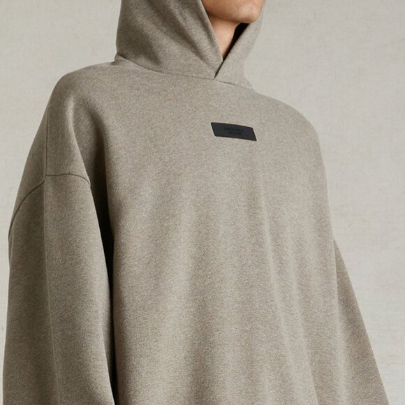 Fear of God Heather Grey Hoodie - Picture 1 of 7
